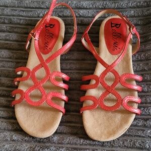 Bellini Strappy Coral Sandals